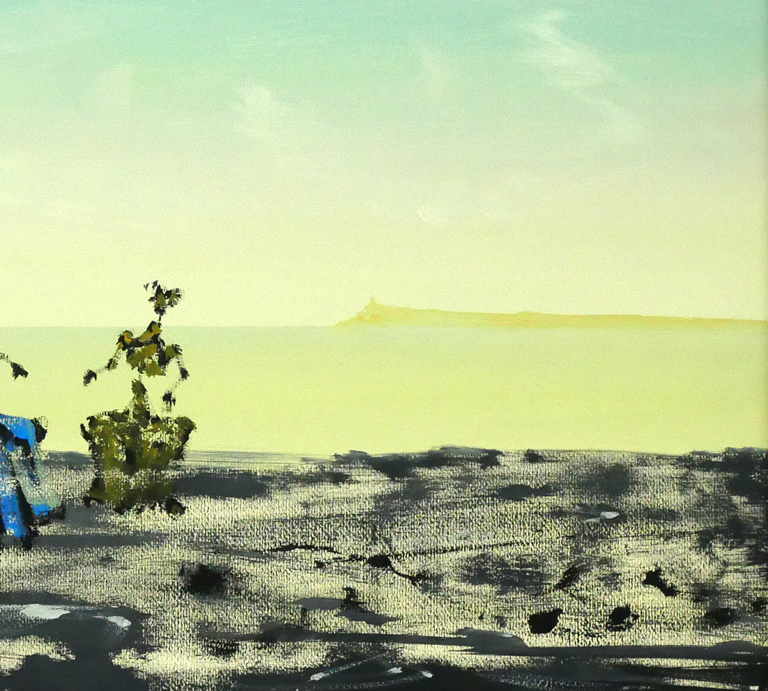 ルシアン クートー(Lucien COUTAUD)「海辺の三人の貴婦人」グワッシュ・12号 拡大画像5