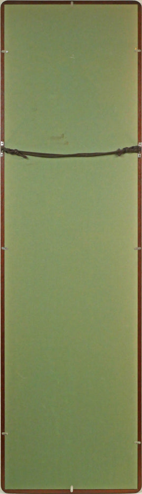 桑原翠邦(別号:魚目)「無量壽」肉筆書額装 額縁裏側画像