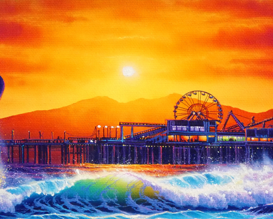 クリスチャン ラッセン(Christian Lassen)「ベイウォッチ C/E REM」キャンバスエディション 拡大画像3