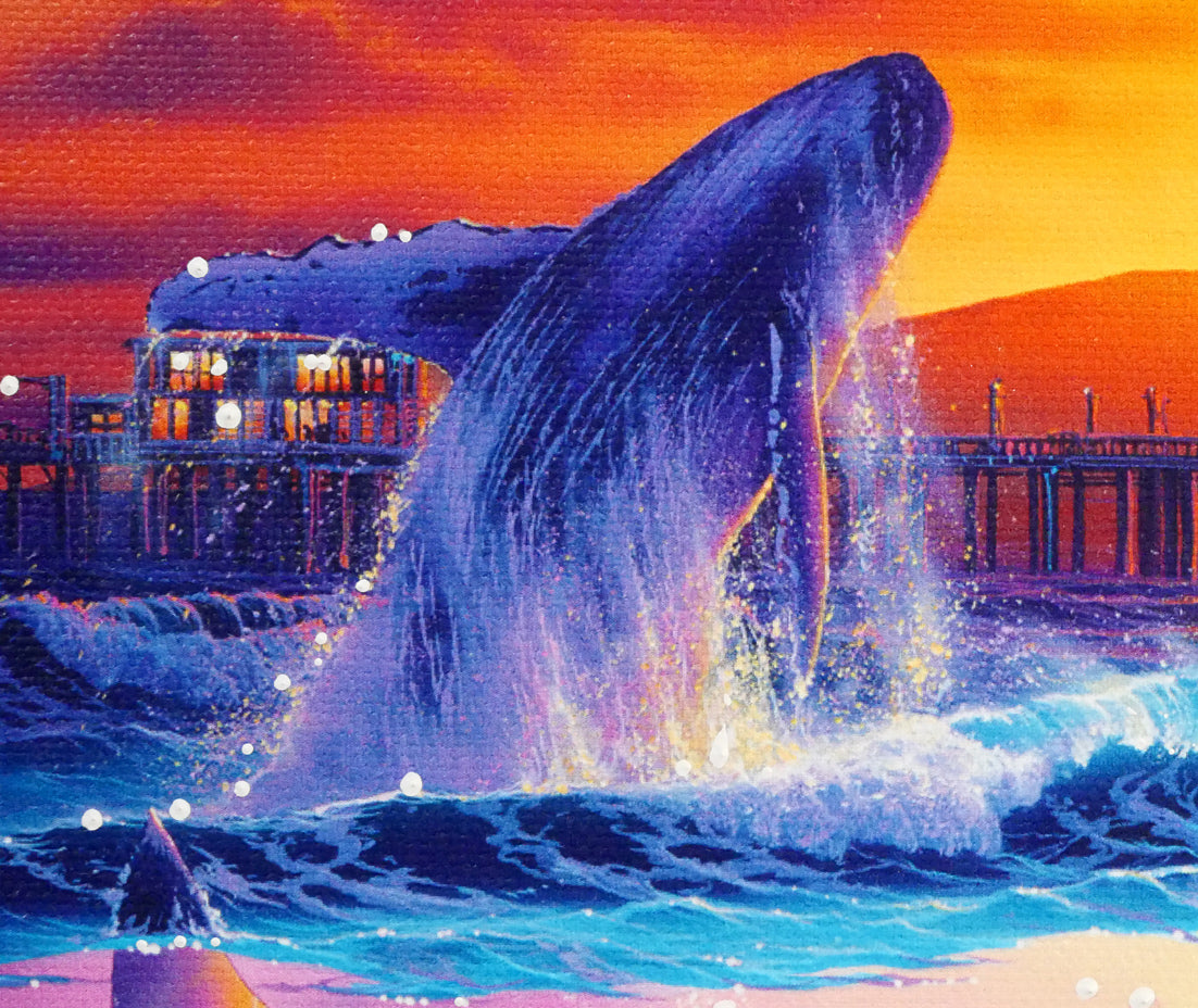 クリスチャン ラッセン(Christian Lassen)「ベイウォッチ C/E REM」キャンバスエディション 拡大画像2