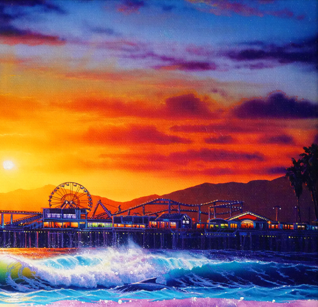 クリスチャン ラッセン(Christian Lassen)「ベイウォッチ C/E REM」キャンバスエディション 拡大画像4