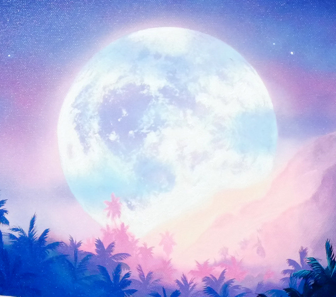 クリスチャン ラッセン(Christian Lassen)「エンシャントミステリー」キャンバスにミクスドメディア版画・手彩色 拡大画像2