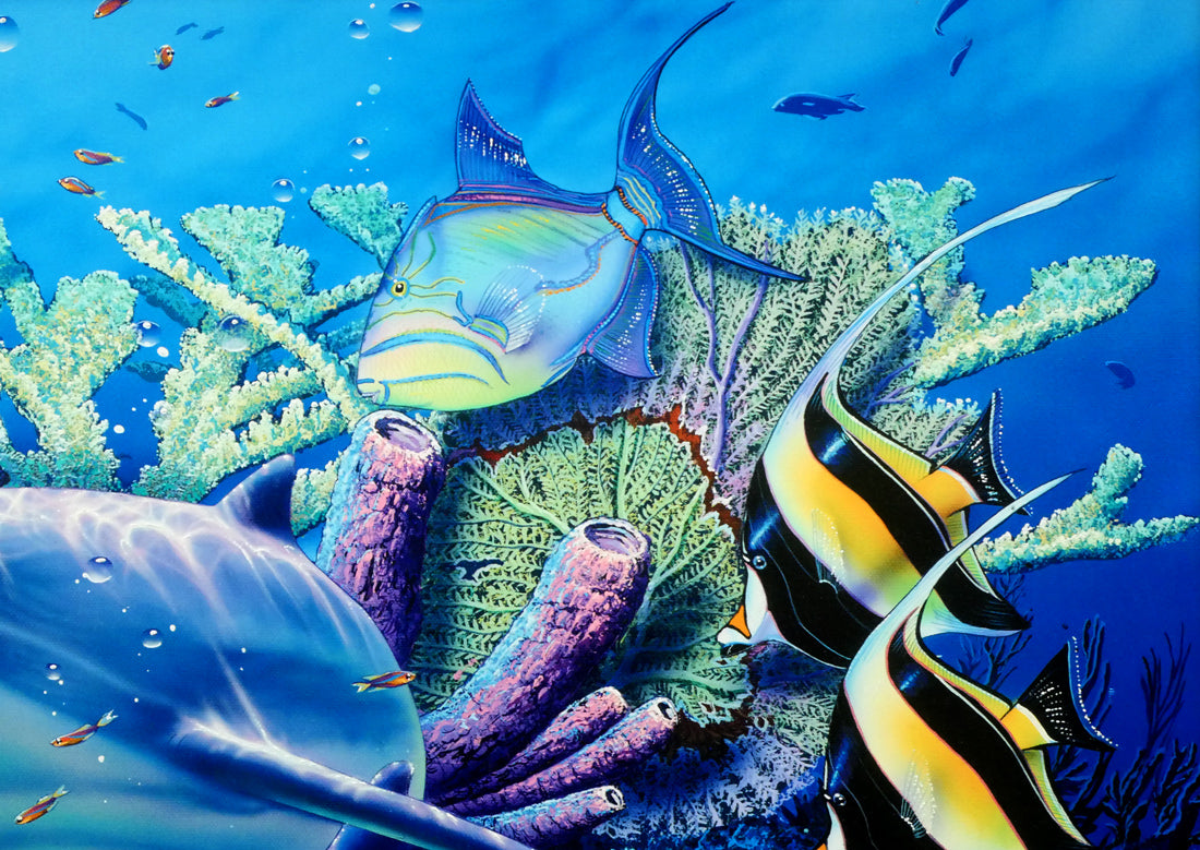 クリスチャン ラッセン(Christian Lassen)「マザーズミラクル」キャンバスエディション 拡大画像2