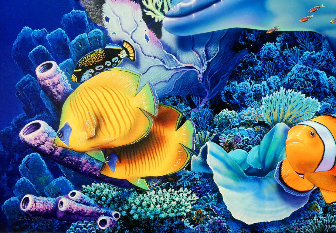 クリスチャン ラッセン(Christian Lassen)「マザーズミラクル」キャンバスエディション 拡大画像3