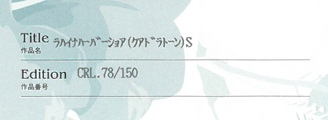 クリスチャン ラッセン(Christian Lassen)「ラハイナハーバーショア(クアドラドーン)S」ミクスドメディア版画 保証書拡大画像1