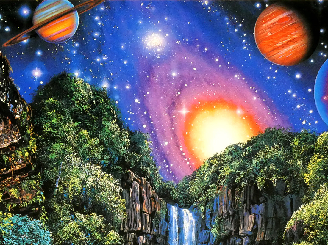 クリスチャン ラッセン(Christian Lassen)「サンクチュアリ」シルクスクリーン版画 拡大画像2