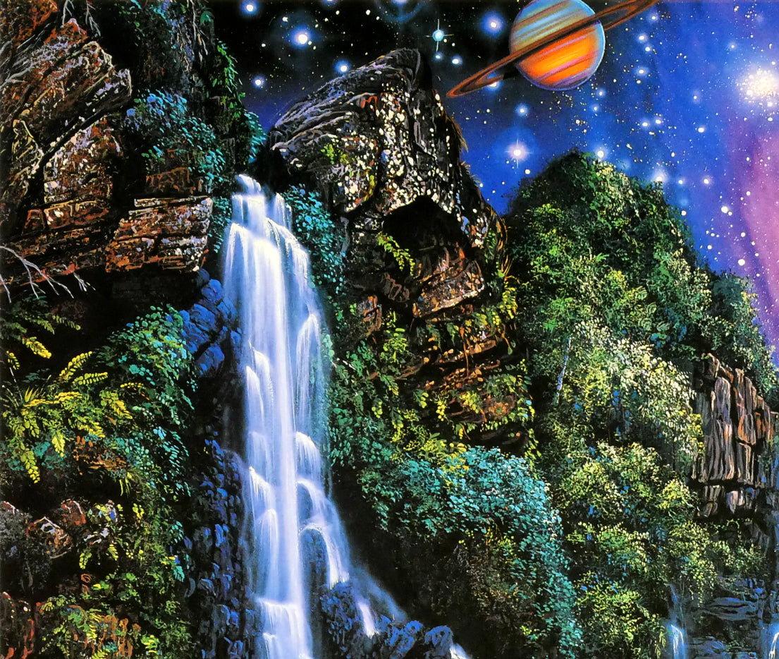 クリスチャン ラッセン(Christian Lassen)「サンクチュアリ」シルクスクリーン版画 拡大画像1