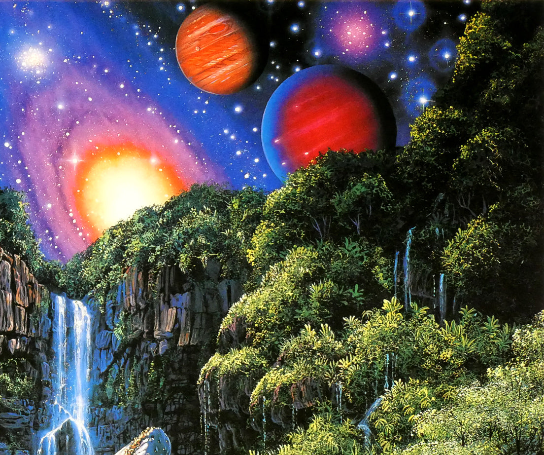 クリスチャン ラッセン(Christian Lassen)「サンクチュアリ」シルクスクリーン版画 拡大画像3