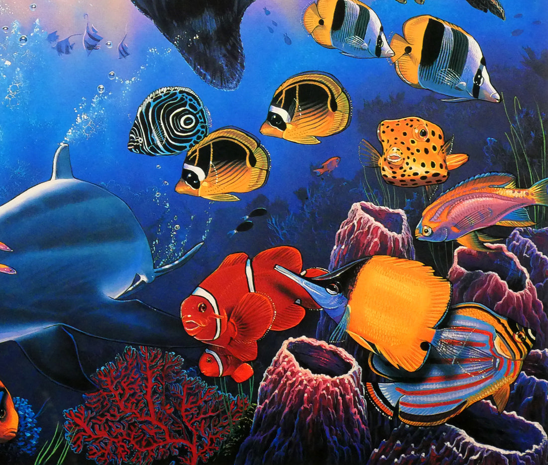 クリスチャン ラッセン(Christian Lassen)「サンクチュアリ」シルクスクリーン版画 拡大画像9