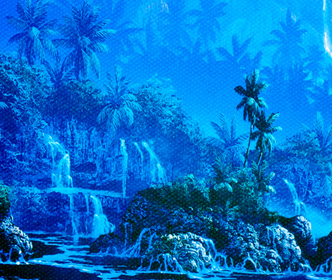 クリスチャン ラッセン(Christian Lassen)「セレニティ(ハワイ販売品)」キャンバスにミクスドメディア版画・手彩色 拡大画像5