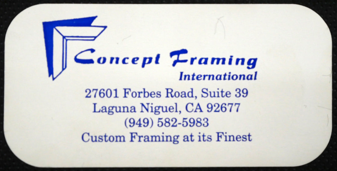 クリスチャン ラッセン(Christian Lassen)「セレニティ(ハワイ販売品)」キャンバスにミクスドメディア版画・手彩色 額裏シール拡大画像