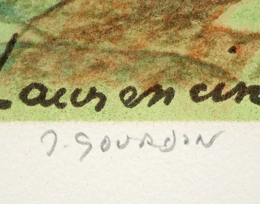 マリー ローランサン(Marie Laurencin)「椿姫・9」リトグラフ 摺師サイン(ソルリエ)