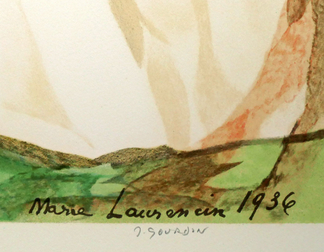 マリー ローランサン(Marie Laurencin)「椿姫・9」リトグラフ 版上サイン