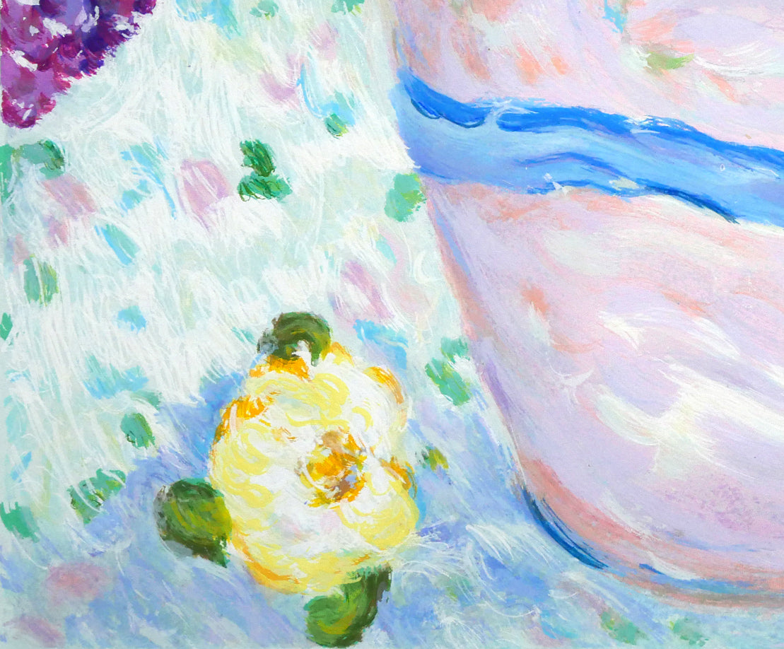 レスリー セイヤー(Leslie SAYOUR)「ブルーリボンベイス」シルクスクリーン版画 拡大画像5