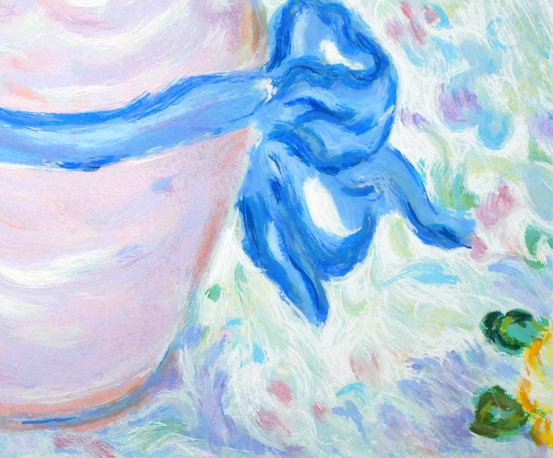 レスリー セイヤー(Leslie SAYOUR)「ブルーリボンベイス」シルクスクリーン版画 拡大画像6