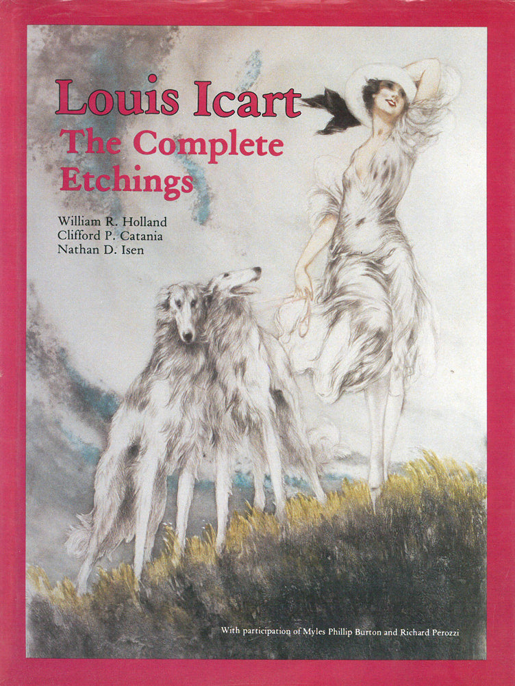 ルイ・イカール「二人の美人(Two Beauties)」エッチング・アクアチントに手彩色 レゾネ画集表紙画像