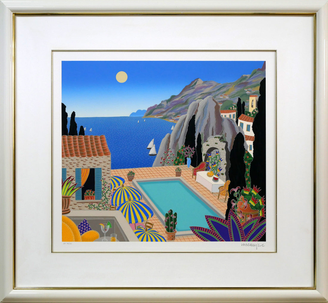 トーマス マックナイト(Thomas McKNIGHT)「マントン(Menton)」シルクスクリーン版画