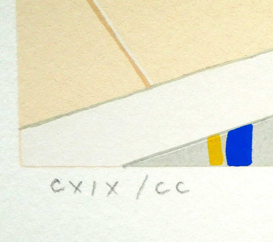 トーマス・マックナイト「マリブ(MALIBU)」シルクスクリーン版画 限定番号(ed,119/200)