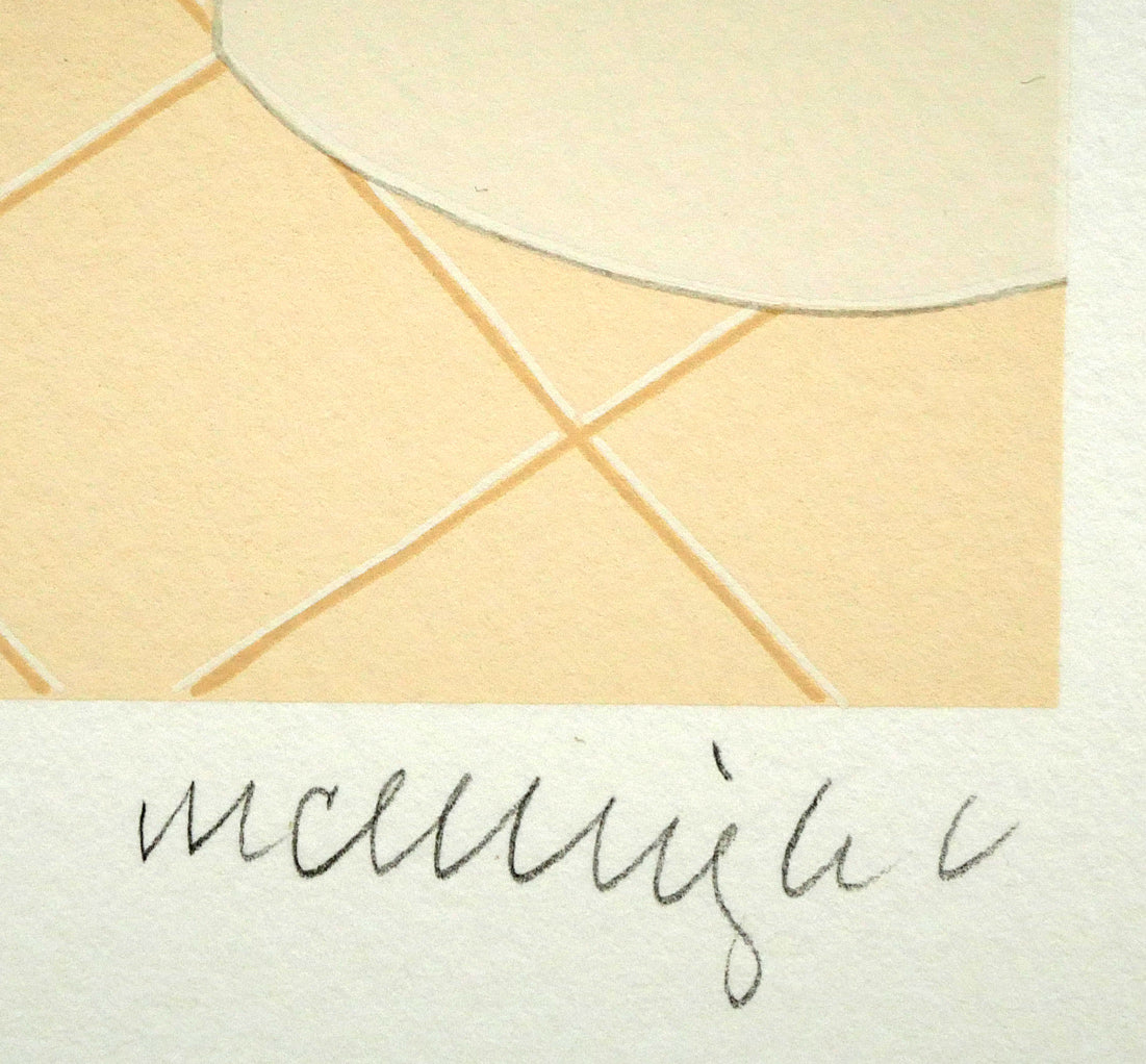 トーマス・マックナイト「マリブ(MALIBU)」シルクスクリーン版画 本人直筆鉛筆サイン画像