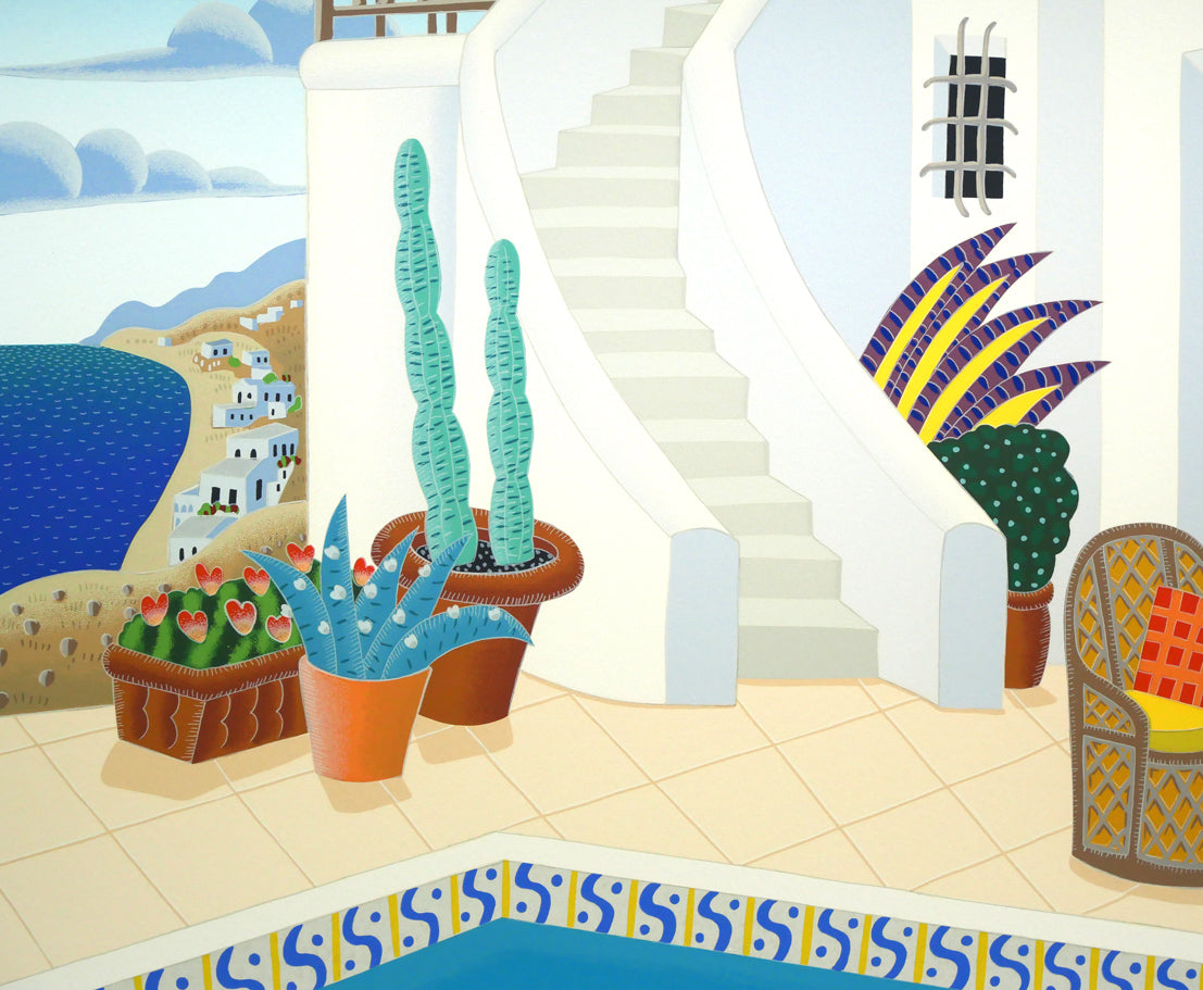 トーマス・マックナイト「マリブ(MALIBU)」シルクスクリーン版画 拡大画像3