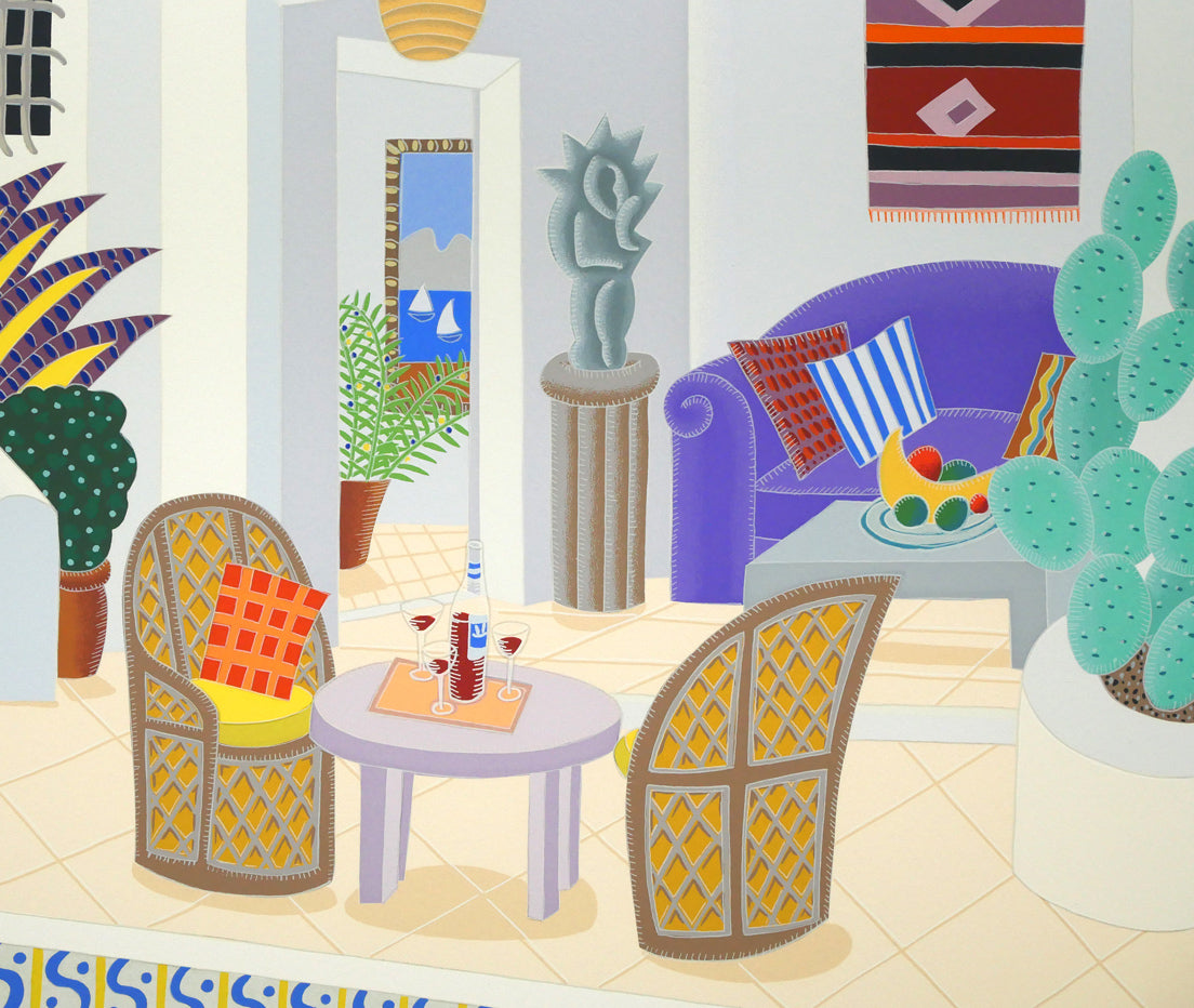 トーマス・マックナイト「マリブ(MALIBU)」シルクスクリーン版画 拡大画像4