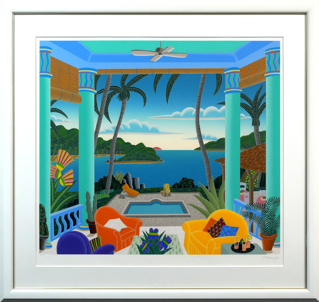 トーマス マックナイト(Thomas McKNIGHT)「マスティック パビリオン」シルクスクリーン版画