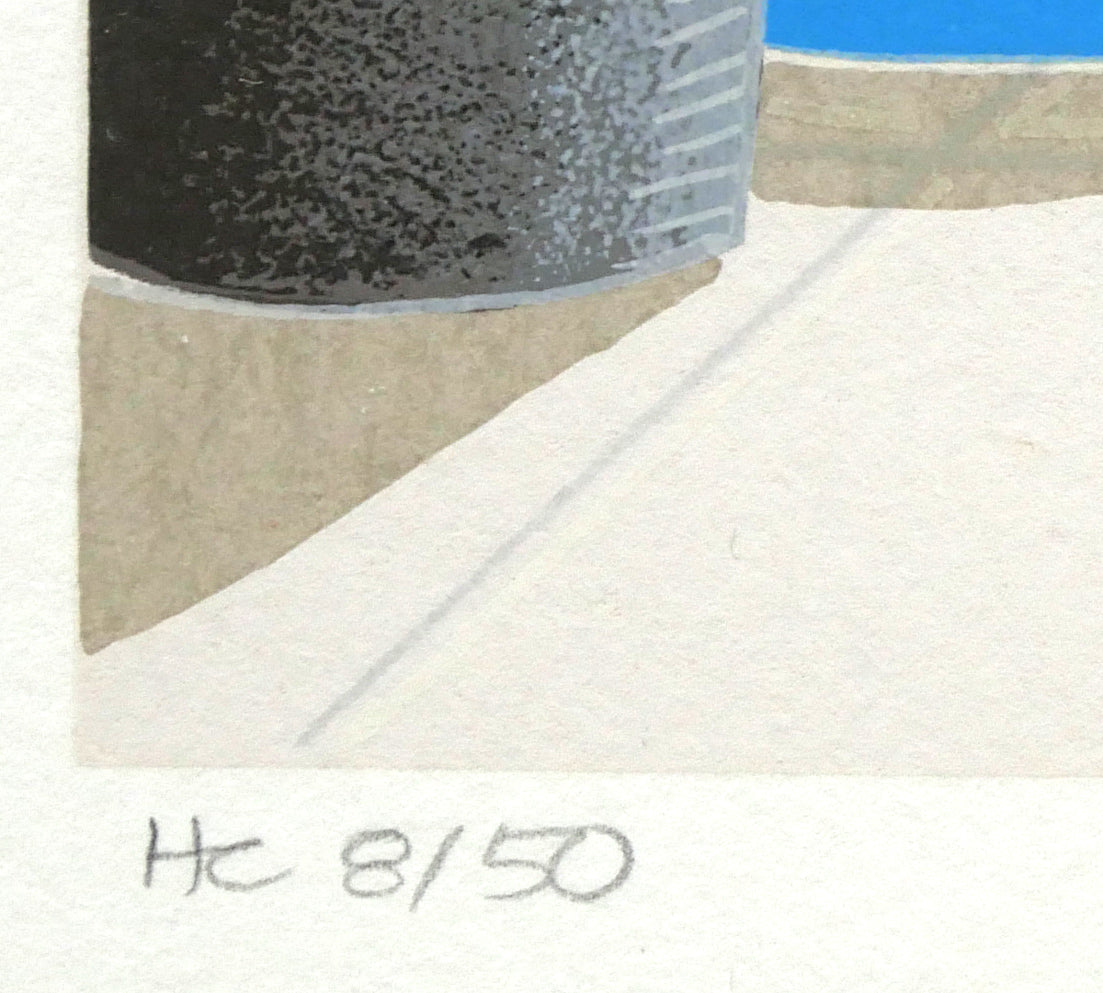 トーマス マックナイト(Thomas McKNIGHT)「マスティック パビリオン」シルクスクリーン版画 限定番号(ed,HC=作家保存版8/50)