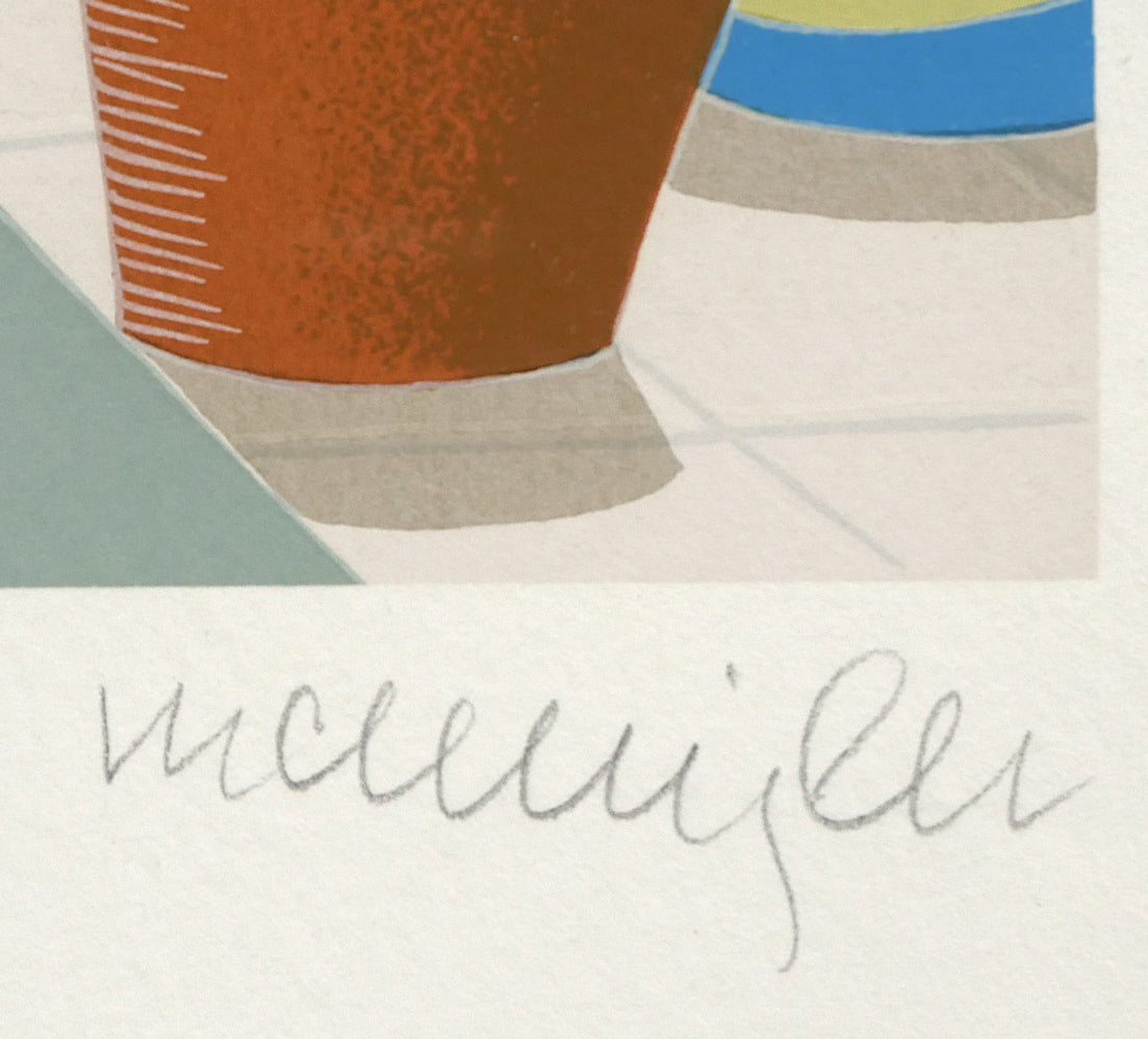 トーマス マックナイト(Thomas McKNIGHT)「マスティック パビリオン」シルクスクリーン版画 本人直筆鉛筆サイン