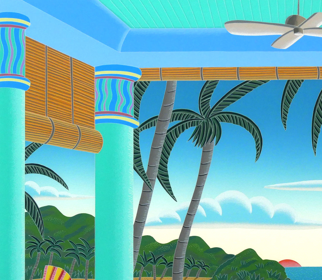 トーマス マックナイト(Thomas McKNIGHT)「マスティック パビリオン」シルクスクリーン版画 拡大画像1