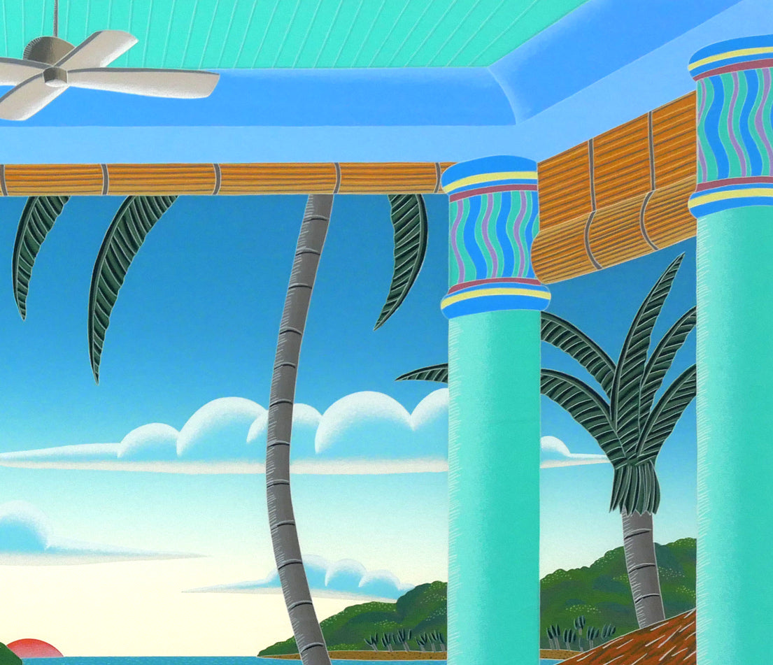 トーマス マックナイト(Thomas McKNIGHT)「マスティック パビリオン」シルクスクリーン版画 拡大画像2