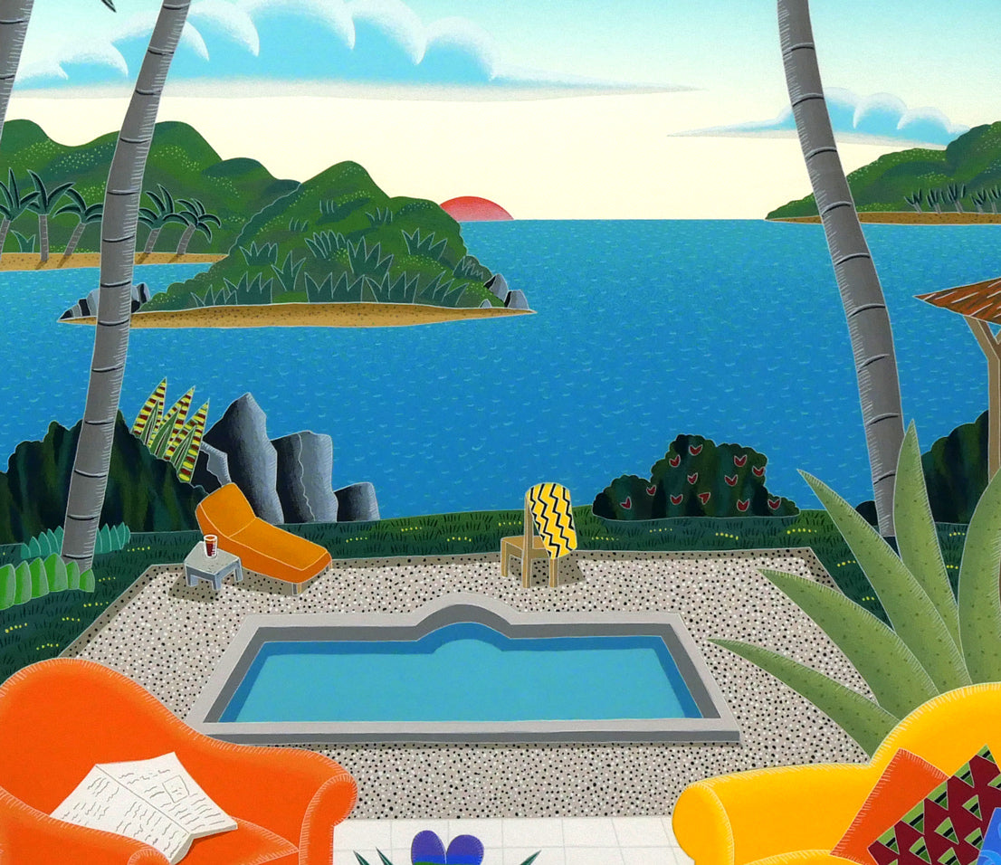 トーマス マックナイト(Thomas McKNIGHT)「マスティック パビリオン」シルクスクリーン版画 拡大画像5