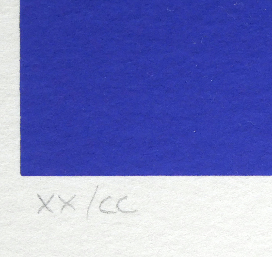 トーマス マックナイト(Thomas McKNIGHT)「イエローミュージックルーム」シルクスクリーン版画 限定番号(ed,20/200)