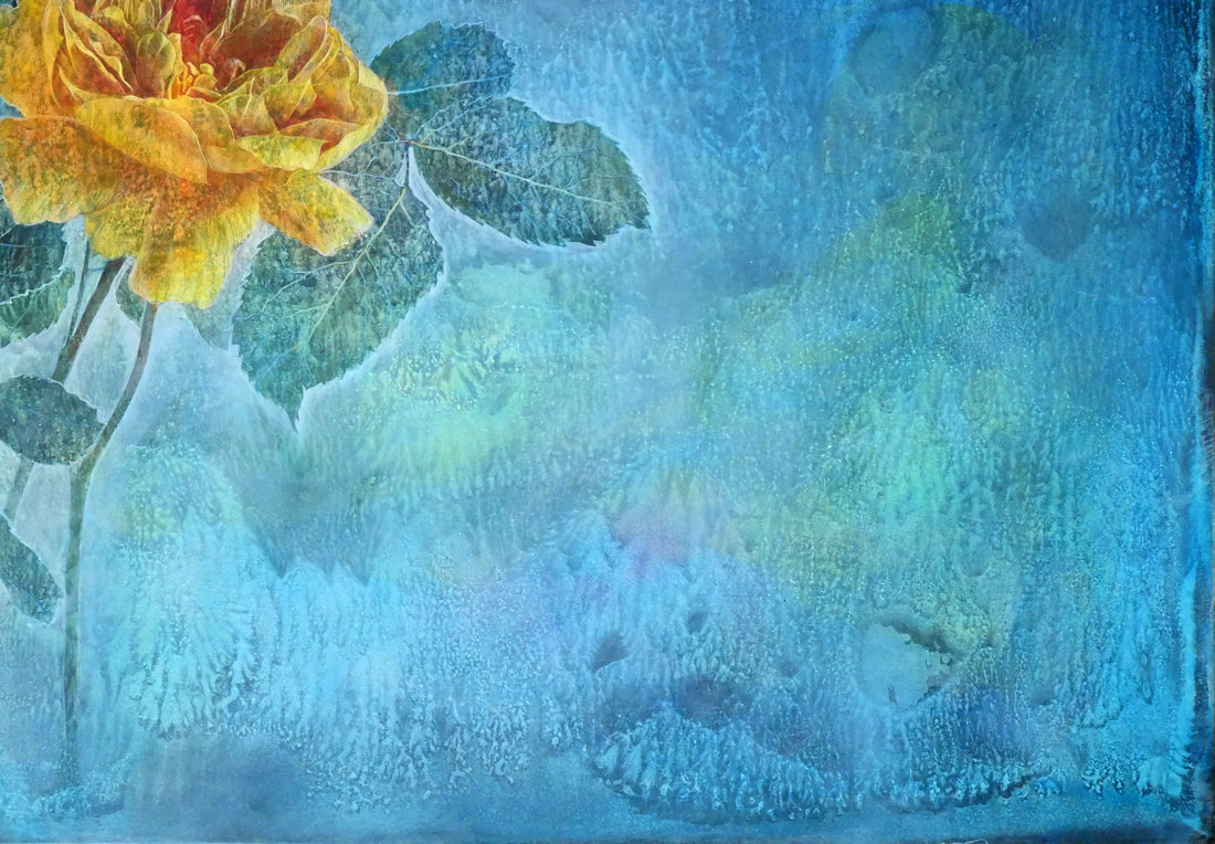 前原秀雄「鮮やかな記憶」テンペラ画・M15号 拡大画像4