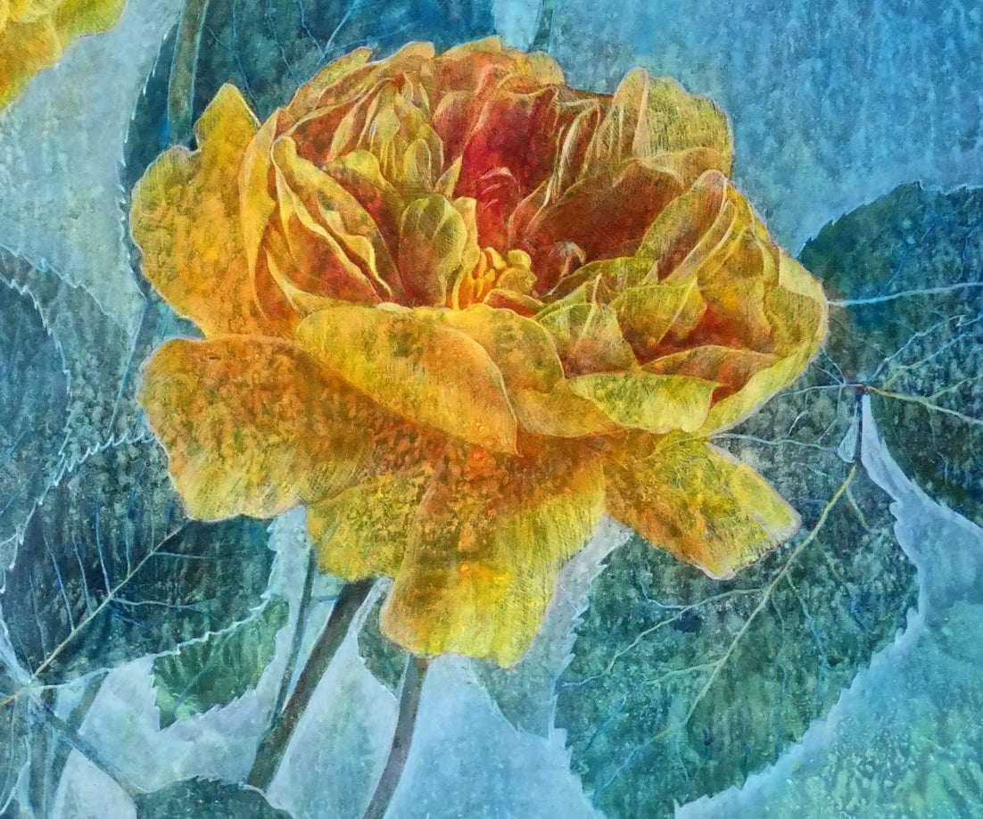 前原秀雄「鮮やかな記憶」テンペラ画・M15号 拡大画像7