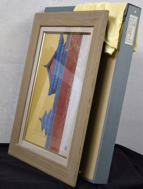 前田正憲「天壇(中国・北京)」日本画・10号 付属品画像