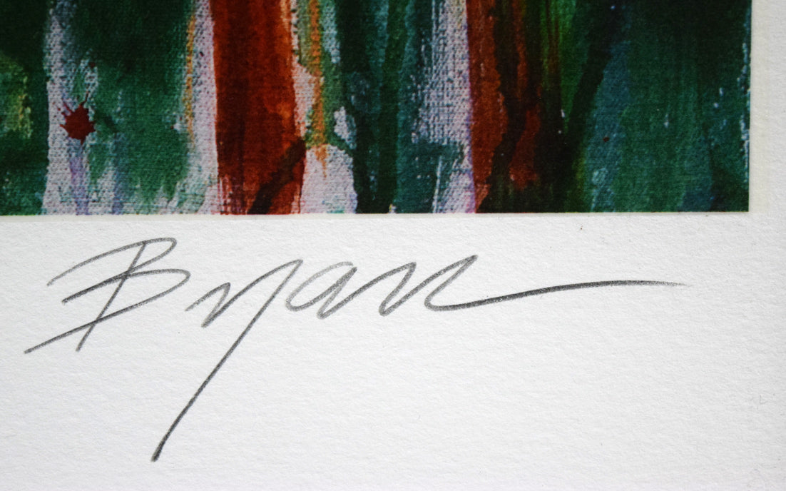 マイケル ブライアン(Michael Bryan)「アナザーマティーニ」シルクスクリーン版画 本人直筆鉛筆サイン