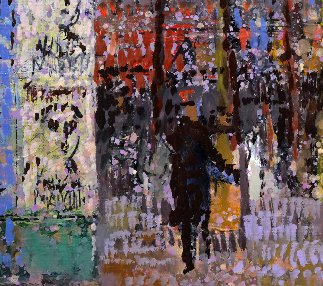 増田誠「アベニユ・デ・ゴブラン(パリ)」油絵・F8号 拡大画像6