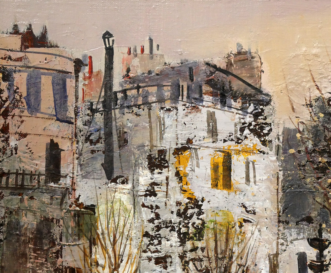 増田誠「アベニュ・ド・メン」油絵・F8号 拡大画像1