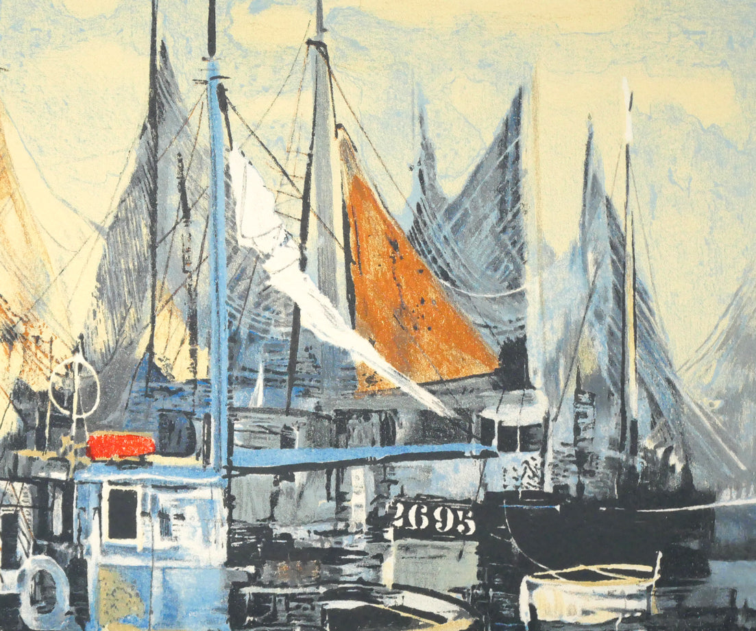 増田誠「ブルターニュー」リトグラフ 拡大画像2