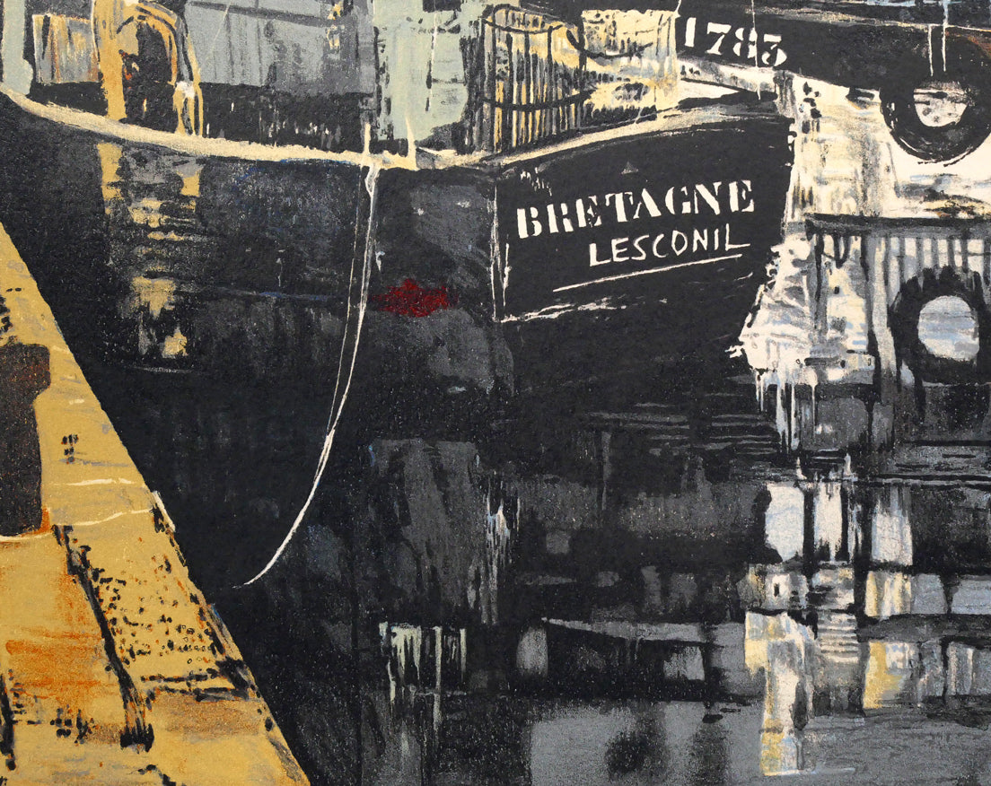 増田誠「ブルターニュー」リトグラフ 拡大画像3