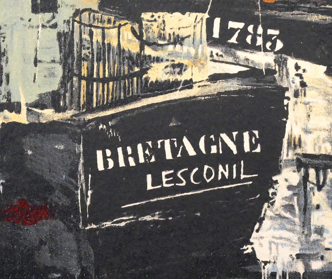 増田誠「ブルターニュー」リトグラフ 拡大画像4