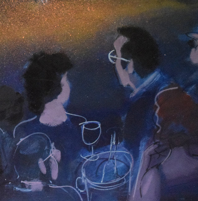 増田誠「フレンチカンカン」油絵・F15号 拡大画像7