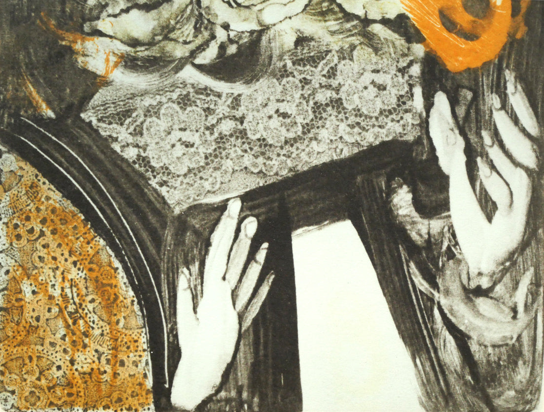 増田誠「王様」リトグラフ 拡大画像2