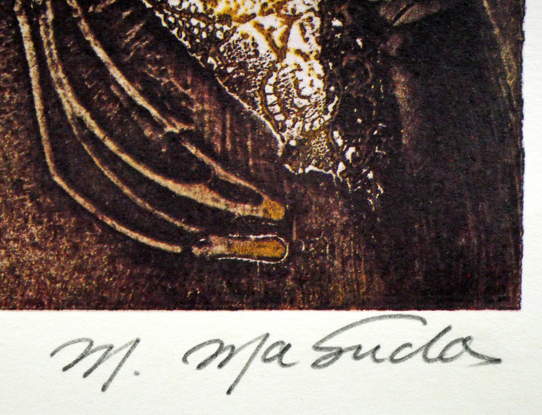 増田誠「王様」リトグラフ 本人直筆鉛筆サイン