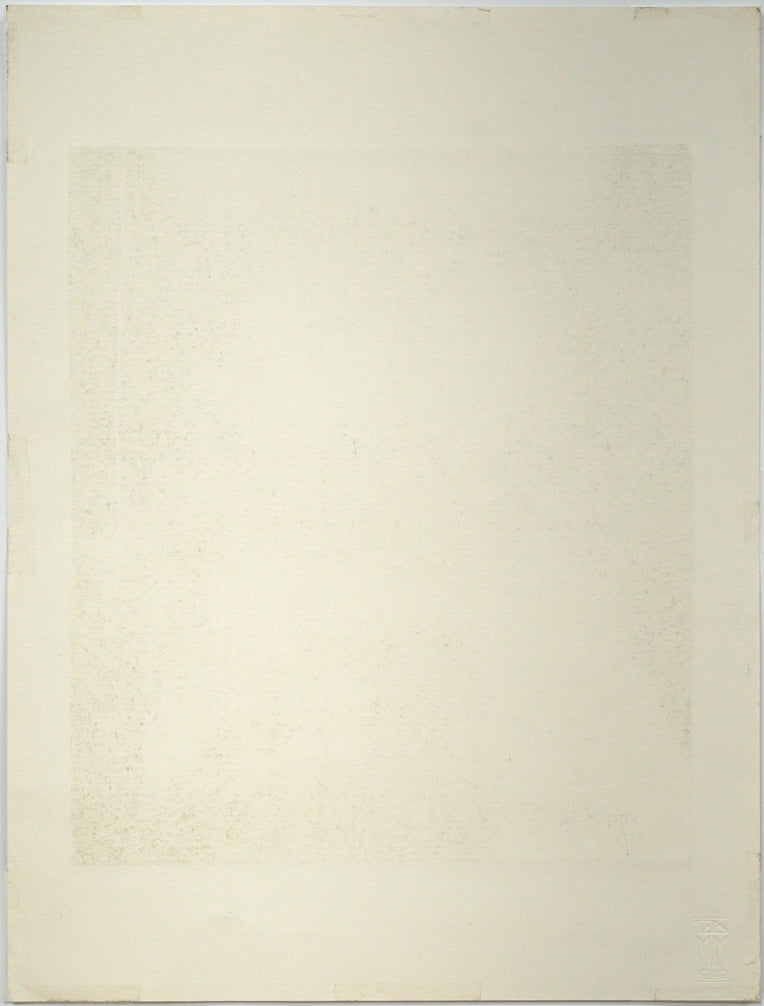 増田誠「王様」リトグラフ 作品シート裏側画像