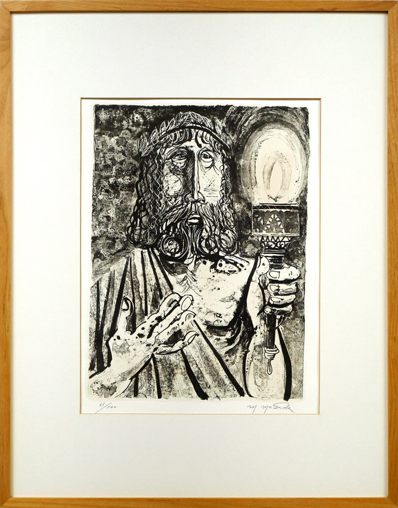 増田誠「プロメテウス(ギリシャ神話シリーズ)」リトグラフ