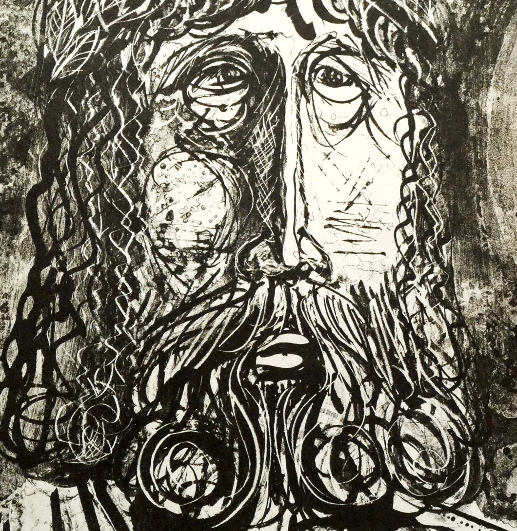 増田誠「プロメテウス(ギリシャ神話シリーズ)」リトグラフ 拡大画像2