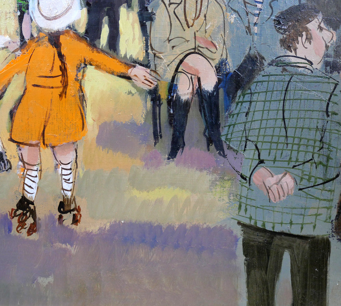 増田誠「ルクサンブルグ公園A(パリ)」油絵・F6号 拡大画像5