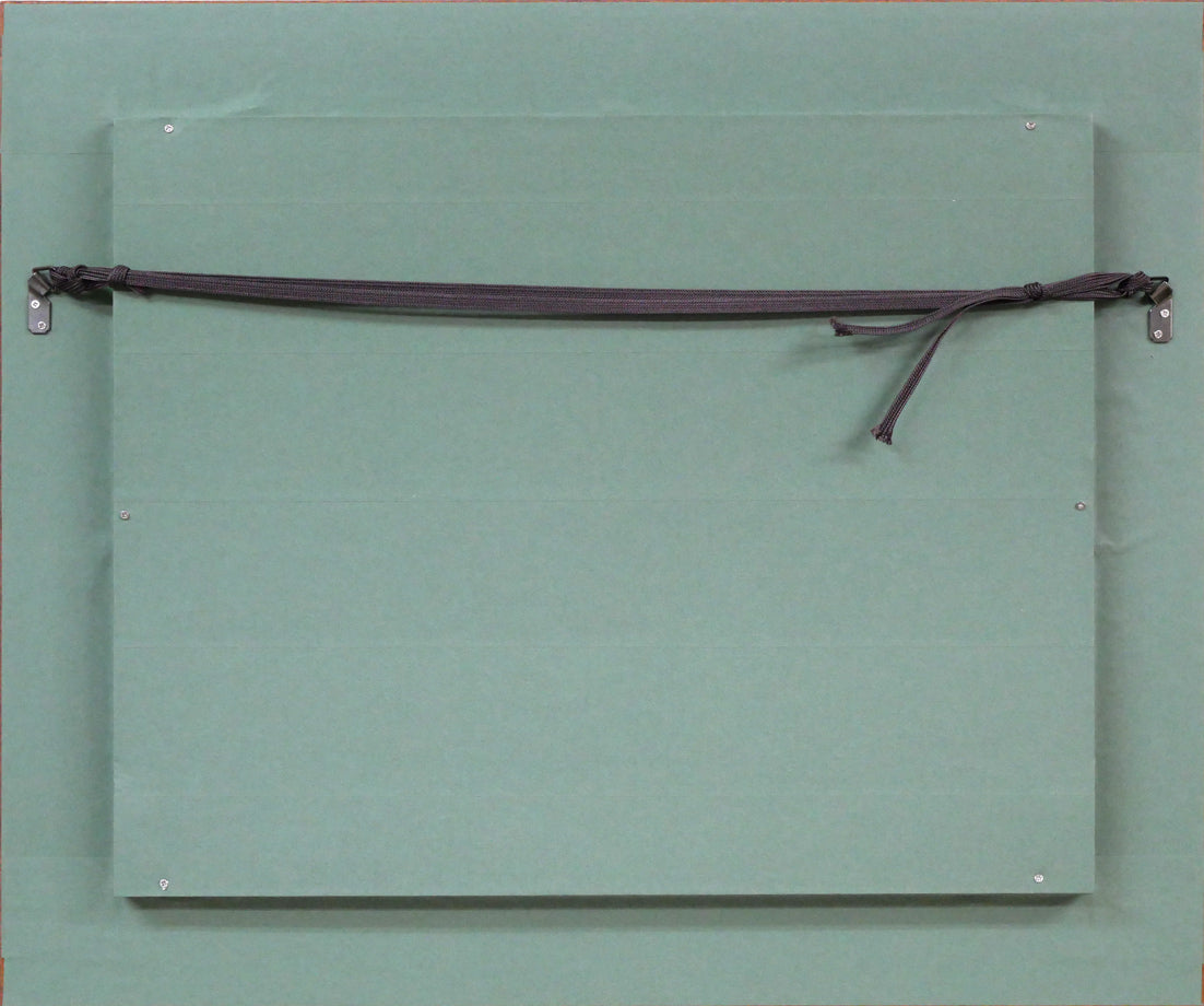 増田誠「ルクサンブルグ公園A(パリ)」油絵・F6号 額縁裏側画像