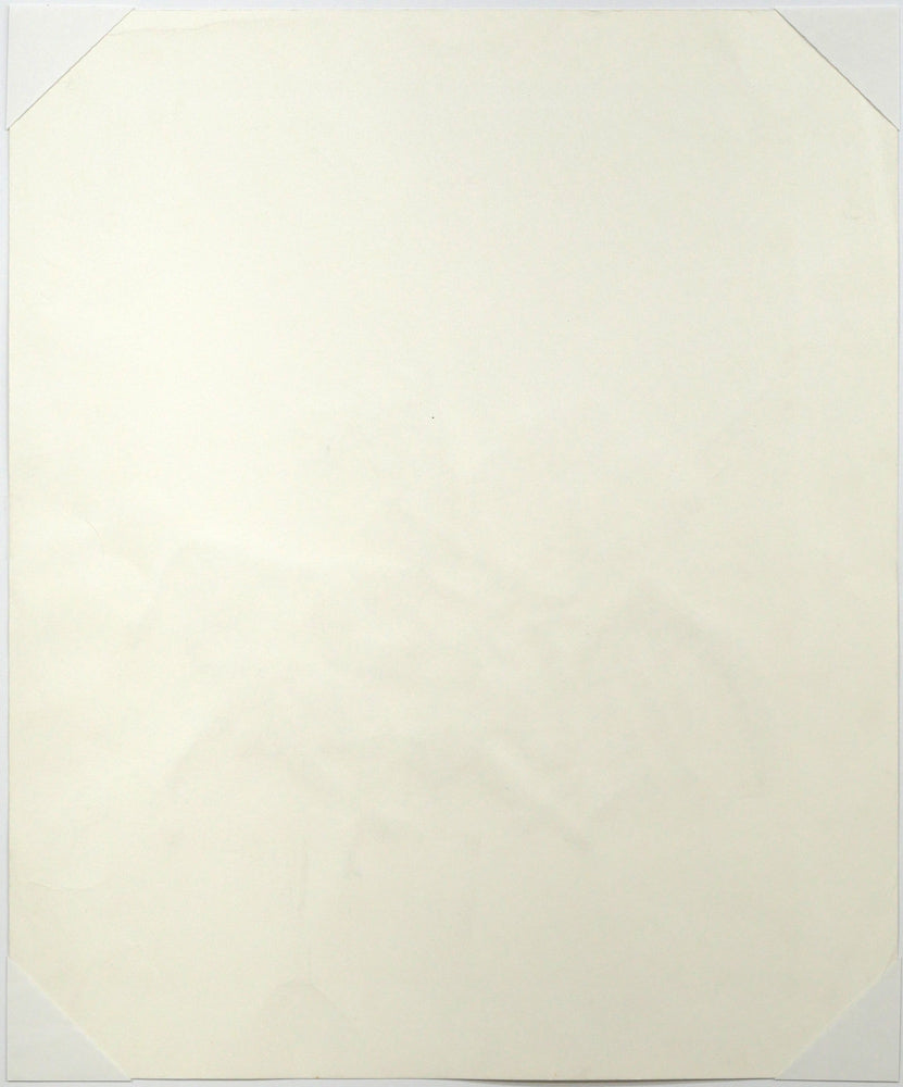 増田誠「闘牛」リトグラフ 作品シート裏側画像